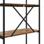 Bogreol Gammelt træ 60 x 30 x 183 cm Konstrueret træ