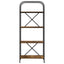 Bogreol Røget eg 60 x 30 x 146 cm Konstrueret træ