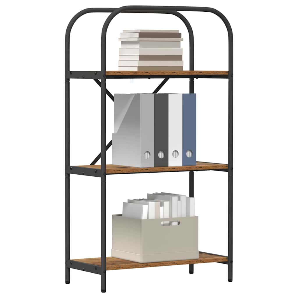 Bogreol Gammelt træ 60 x 30 x 109 cm Konstrueret træ