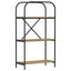 Bogreol 3 niveauer 60 x 30 x 109 cm Konstrueret træ