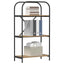 Bogreol 3 niveauer 60 x 30 x 109 cm Konstrueret træ