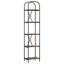 Bogreol Røget eg 40 x 30 x 183 cm Konstrueret træ