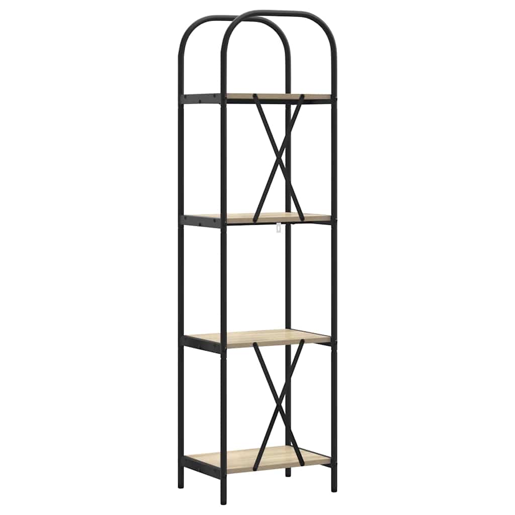 Bogreol Sonoma eg 40 x 30 x 146 cm Konstrueret træ