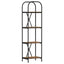 Bogreol 4 niveauer 40 x 30 x 146 cm Konstrueret træ Røget eg