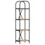 Bogreol 4 niveauer 40 x 30 x 146 cm Konstrueret træ