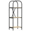 Bogreol 3 niveauer 40 x 30 x 109 cm Konstrueret træ Sonoma eg