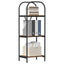 Bogreol 3 niveauer 40 x 30 x 109 cm Konstrueret træ Røget eg