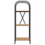 Bogreol 3 niveauer 40 x 30 x 109 cm Konstrueret træ