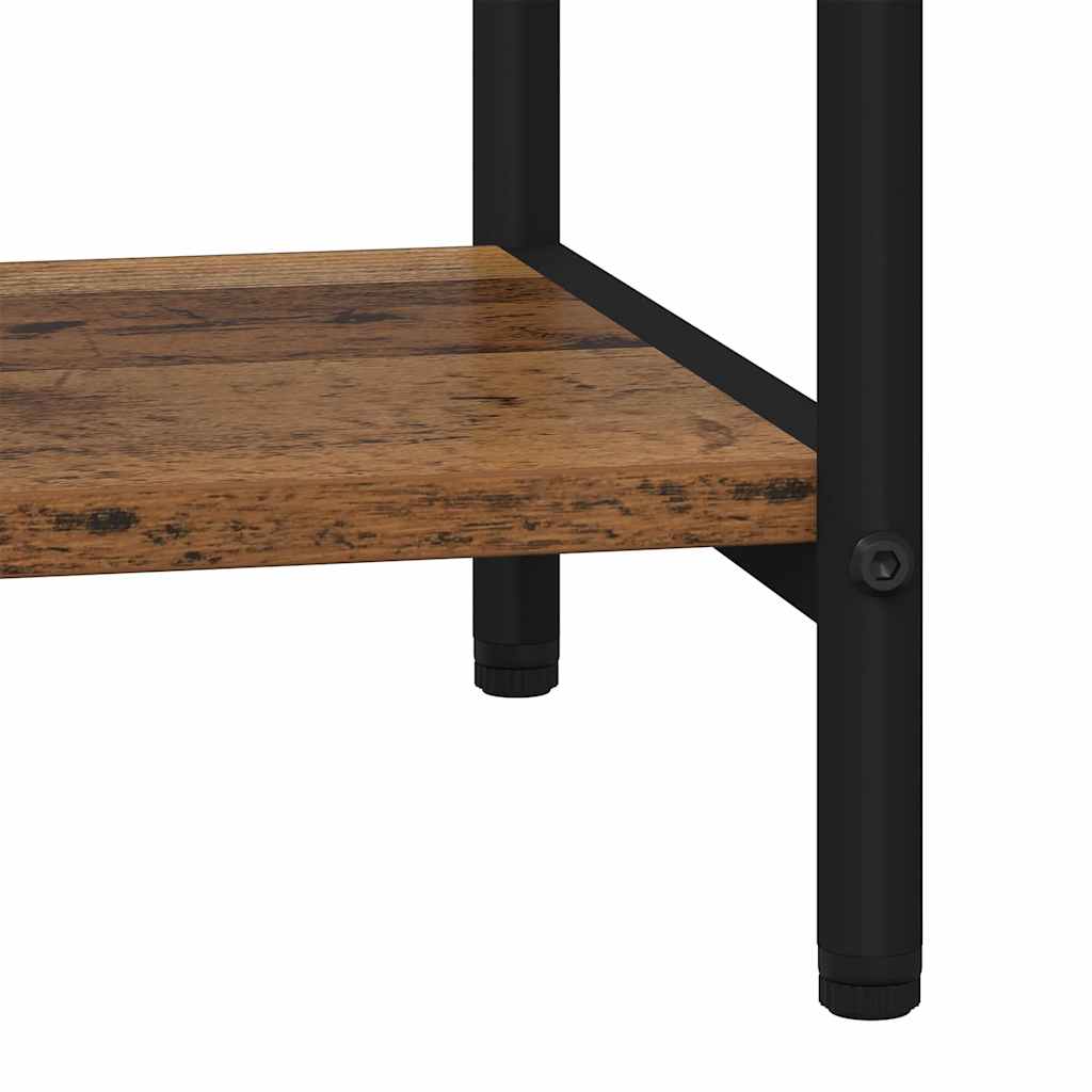 Bogreol Gammelt træ 80 x 30 x 146 cm Konstrueret træ