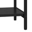 Bogreol 3 niveauer 80 x 30 x 109 cm Konstrueret træ Sort eg