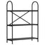 Bogreol Sort eg 80 x 30 x 109 cm Konstrueret træ