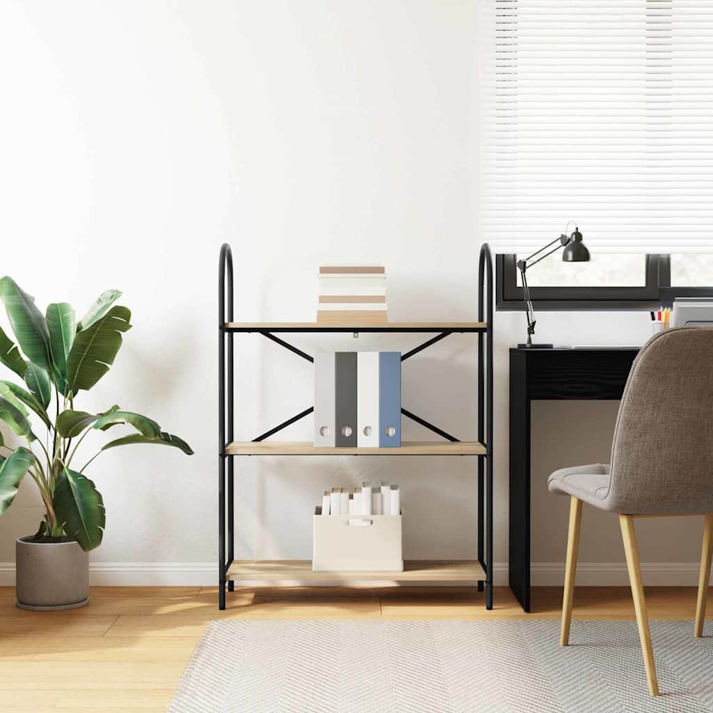Bogreol Sonoma eg 80 x 30 x 109 cm Konstrueret træ
