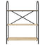Bogreol Sonoma eg 80 x 30 x 109 cm Konstrueret træ