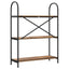 Bogreol Gammelt træ 80 x 30 x 109 cm Konstrueret træ