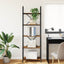 Bogreol 5 niveauer 60 x 30 x 183 cm Konstrueret træ Røget eg