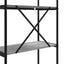 Bogreol 5 niveauer 60 x 30 x 183 cm Konstrueret træ Grå Sonoma