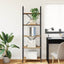 Bogreol 5 niveauer 60 x 30 x 183 cm Konstrueret træ