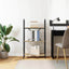 Bogreol 3 niveauer 60 x 30 x 109 cm Konstrueret træ Sonoma eg