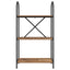 Bogreol Gammelt træ 60 x 30 x 109 cm Konstrueret træ