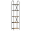 Bogreol 5 niveauer 40 x 30 x 183 cm Konstrueret træ