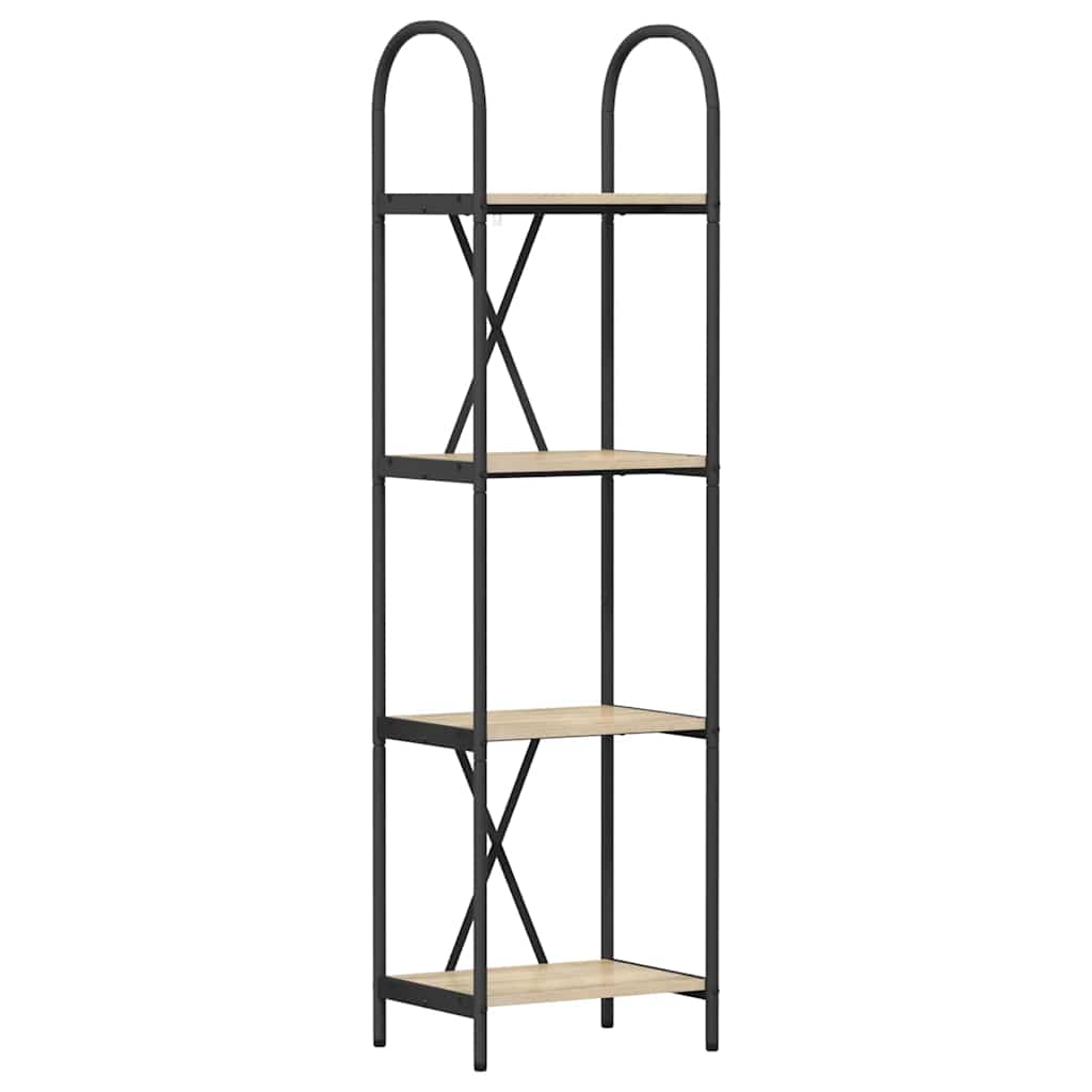Bogreol Sonoma eg 40 x 30 x 146 cm Konstrueret træ