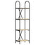 Bogreol 4 niveauer 40 x 30 x 146 cm Konstrueret træ Sonoma eg