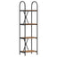Bogreol Gammelt træ 40 x 30 x 146 cm Konstrueret træ