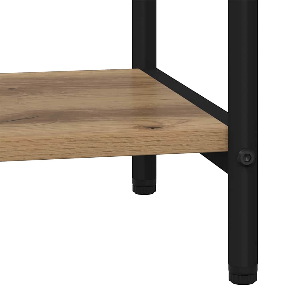 Bogreol 4 niveauer 40 x 30 x 146 cm Konstrueret træ