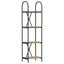 Bogreol 4 niveauer 40 x 30 x 146 cm Konstrueret træ