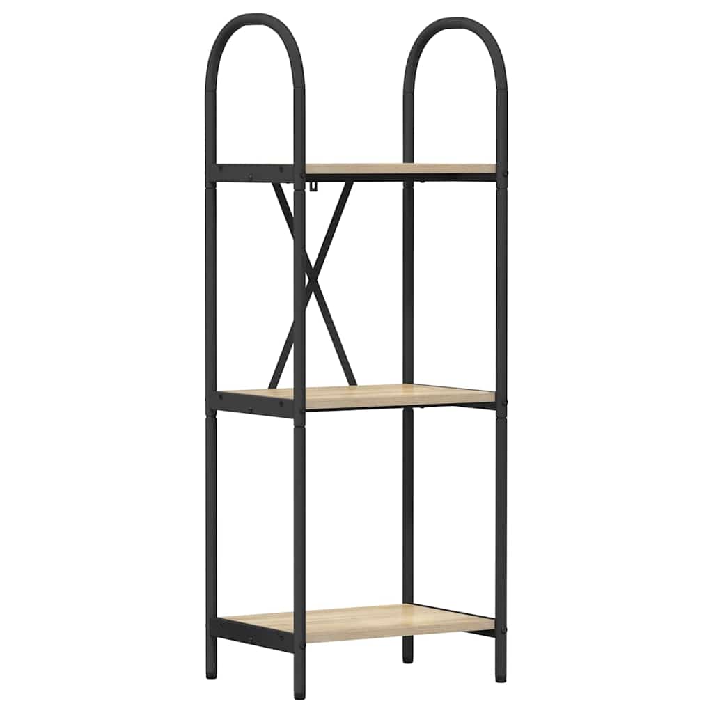 Bogreol Sonoma eg 40 x 30 x 109 cm Konstrueret træ