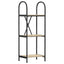 Bogreol 3 niveauer 40 x 30 x 109 cm Konstrueret træ Sonoma eg