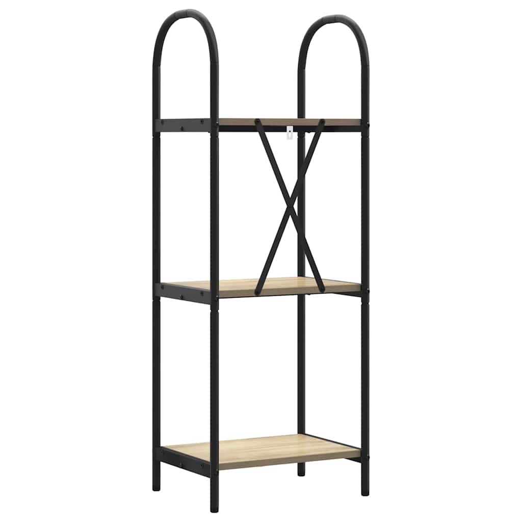 Bogreol Sonoma eg 40 x 30 x 109 cm Konstrueret træ