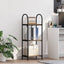 Bogreol 3 niveauer 40 x 30 x 109 cm Konstrueret træ
