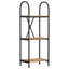 Bogreol 3 niveauer 40 x 30 x 109 cm Konstrueret træ