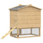 Kyllingehus Brun 75 x 60 x 89 cm Massivt fyrretræ