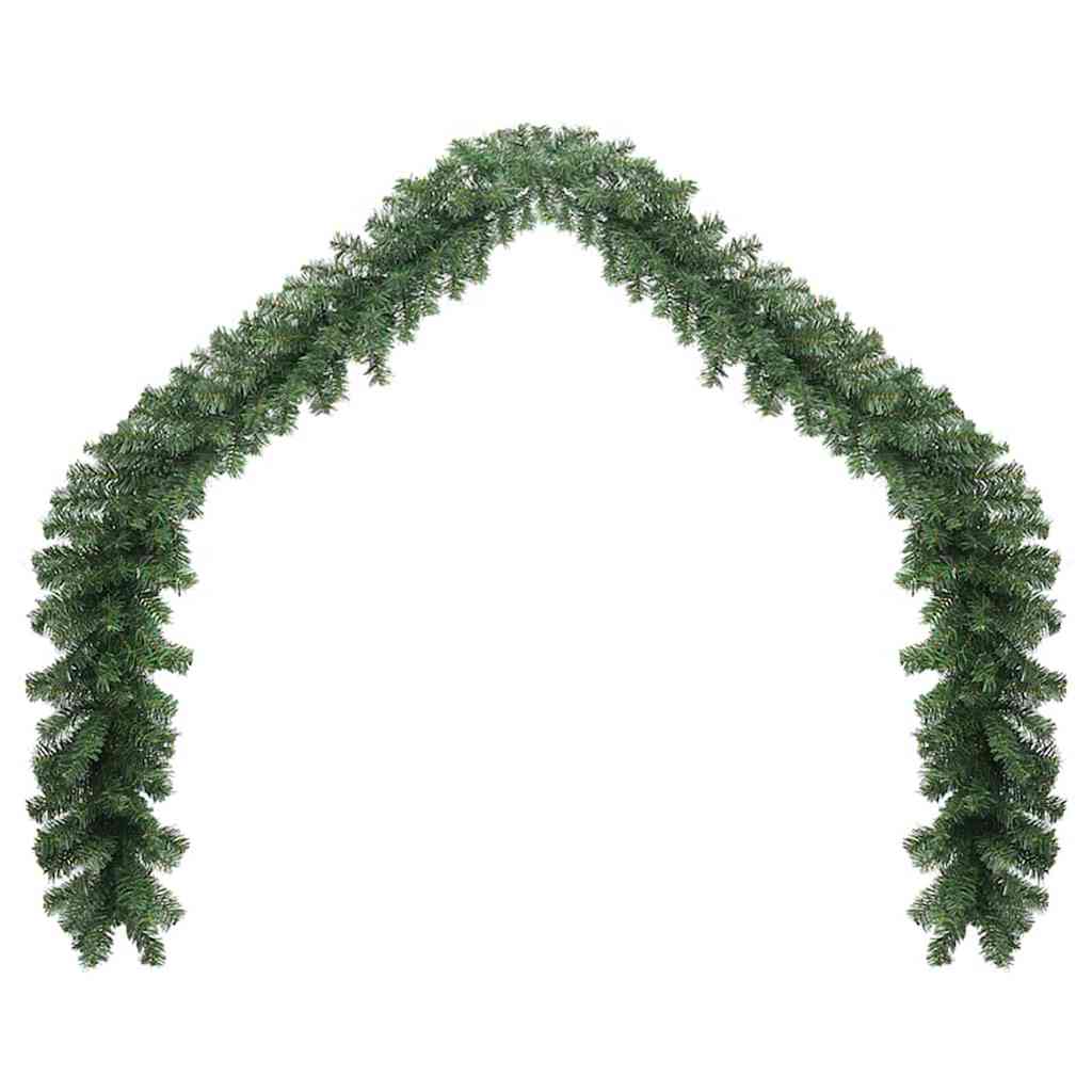 Julekrans med 600 LED'er 2 pcs Grøn PVC
