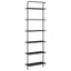 Bogreol Sort eg 60 x 24 x 203 cm Konstrueret træ