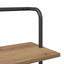 Bogreol 6 niveauer 60 x 24 x 203 cm Konstrueret træ