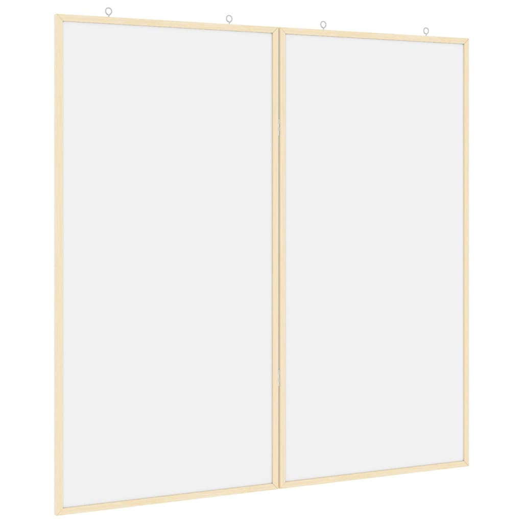 Bulletin Tavle Hvid 100 x 100 x 1,4 cm Massivt fyrretræ