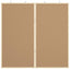 Bulletin Tavle Brun 80 x 80 x 1.4 cm Massivt fyrretræ