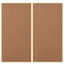 Bulletin Tavle Brun 100 x 100 x 1,4 cm Massivt fyrretræ