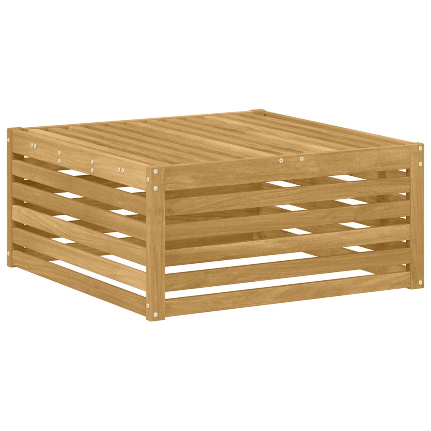 4 stk. Udendørs sofagruppe Polyester Hvid