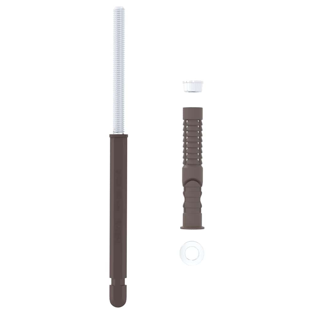 Flydende hyldebeslag 12 pcs Beige Ø10 x 170 mm Stål