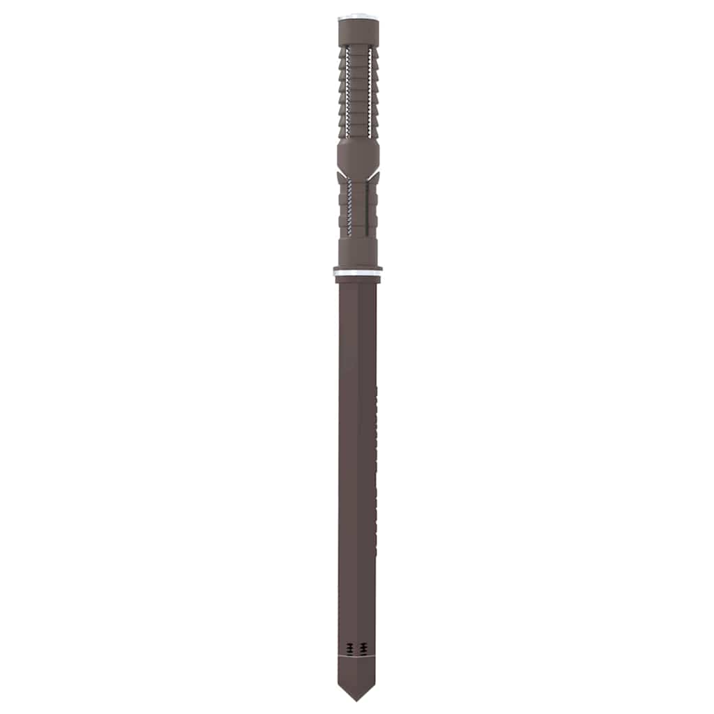 Flydende hyldebeslag 12 pcs Beige Ø12 x 190 mm Stål