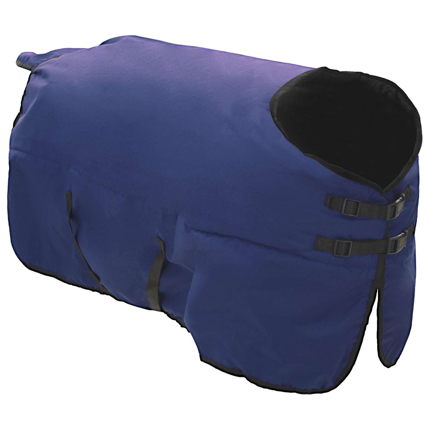 Hestetæppe Mørk Grøn og Sort 95 cm Polyester