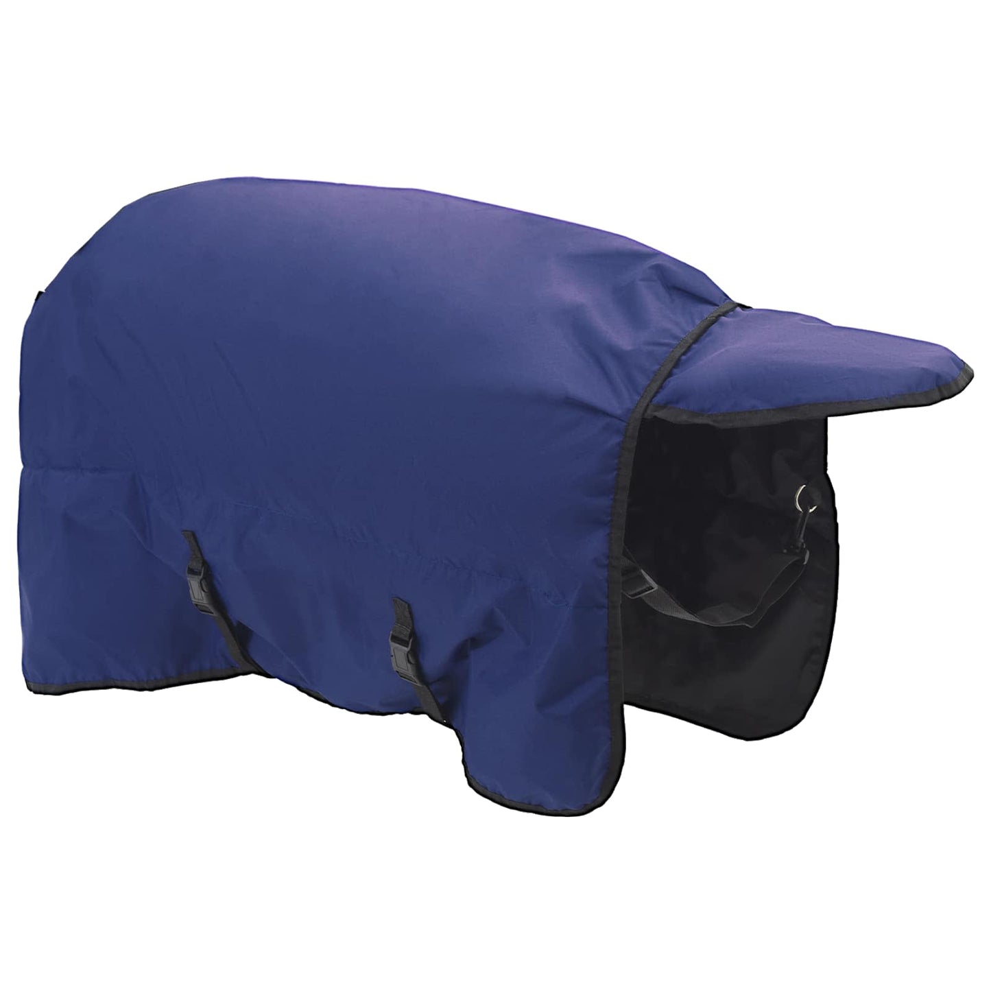 Hestetæppe Mørk Grøn og Sort 155 cm Polyester