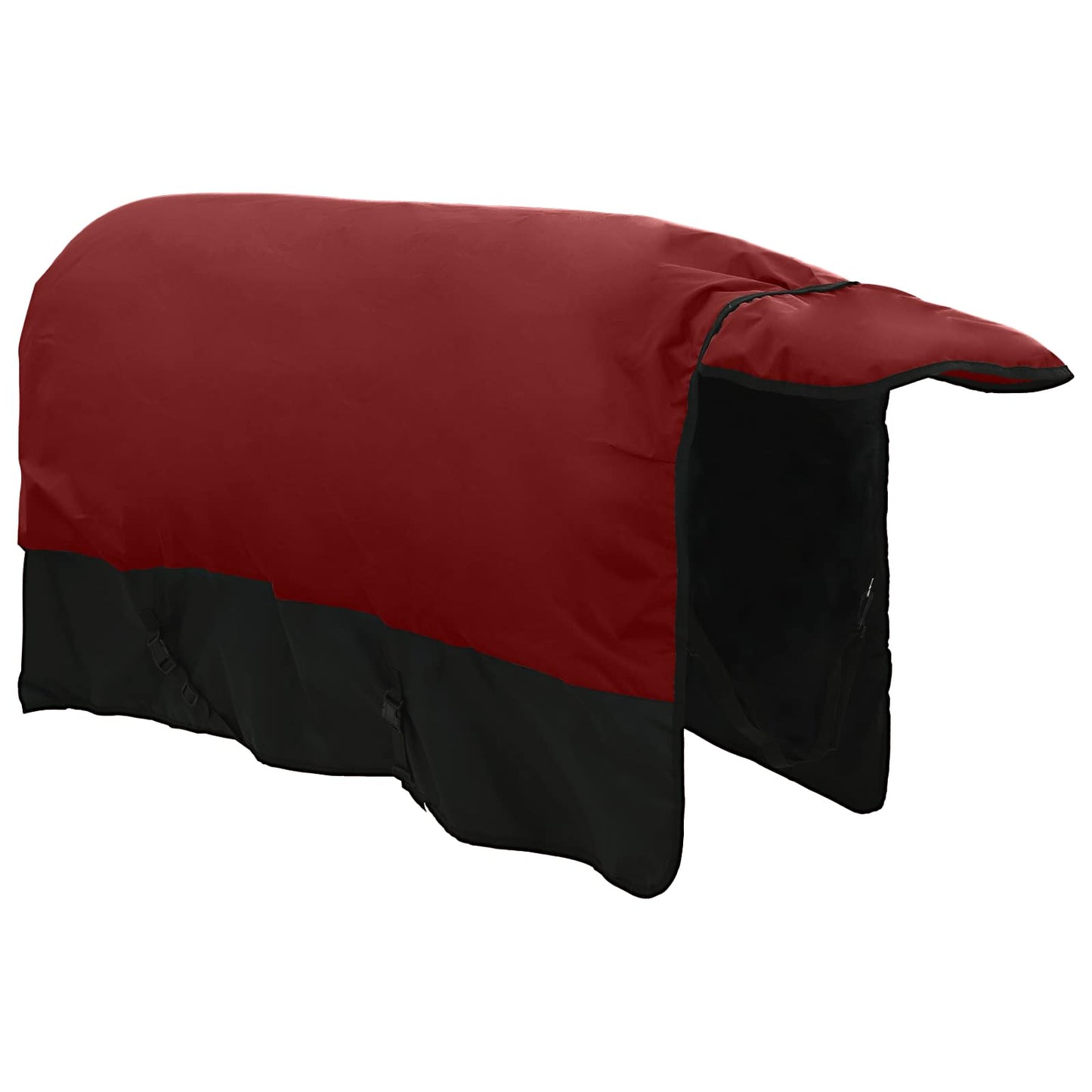 Hestetæppe Mørk Grøn og Sort 85 cm Polyester
