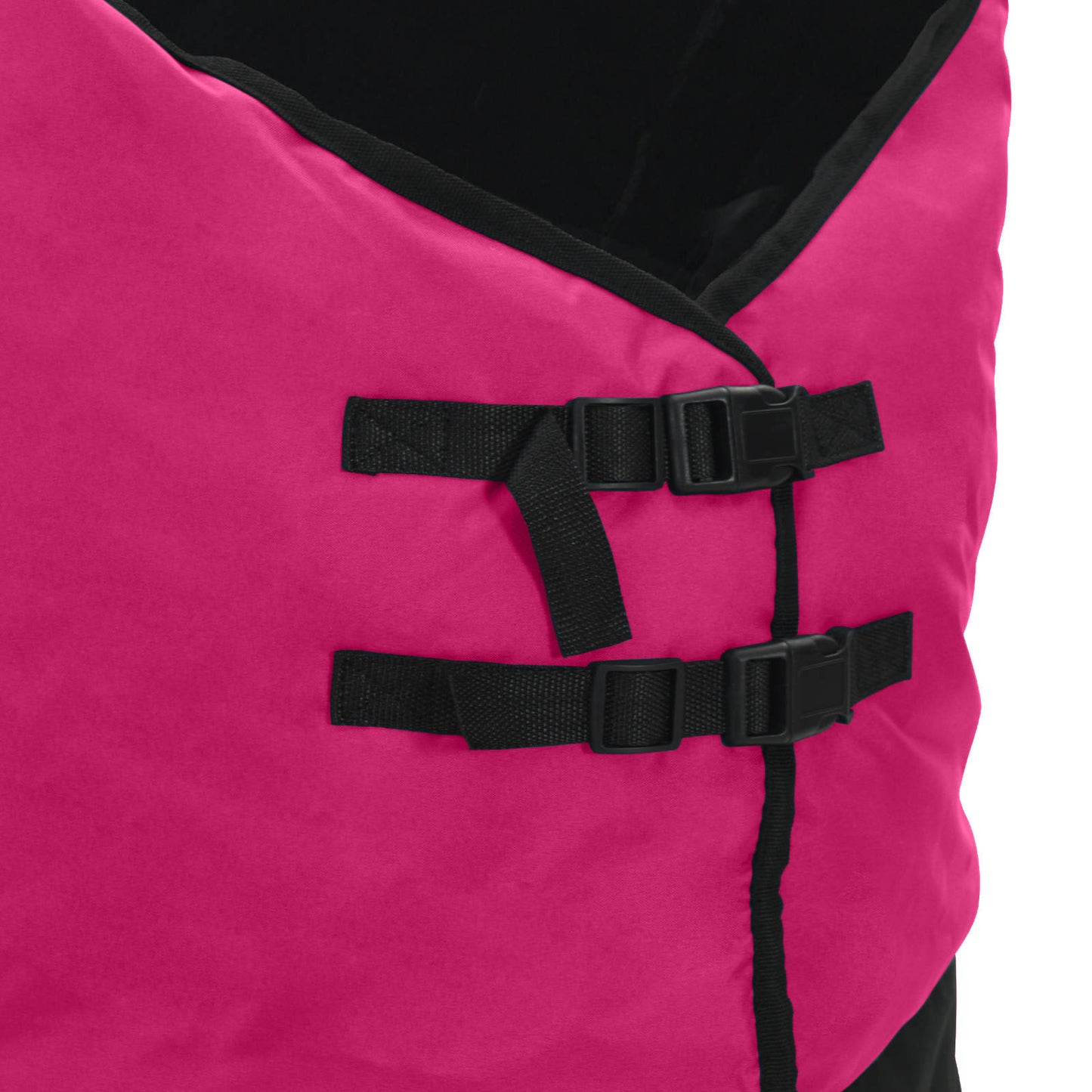 Hestetæppe Pink og Sort 115 cm Polyester