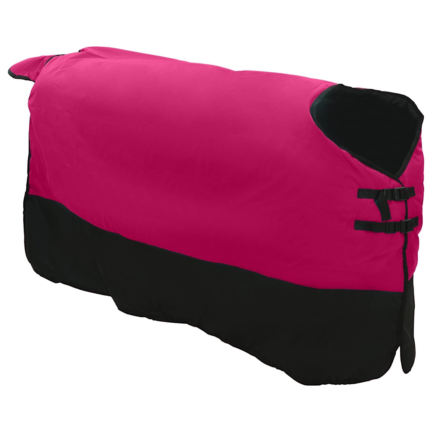 Hestetæppe Pink og Sort 115 cm Polyester