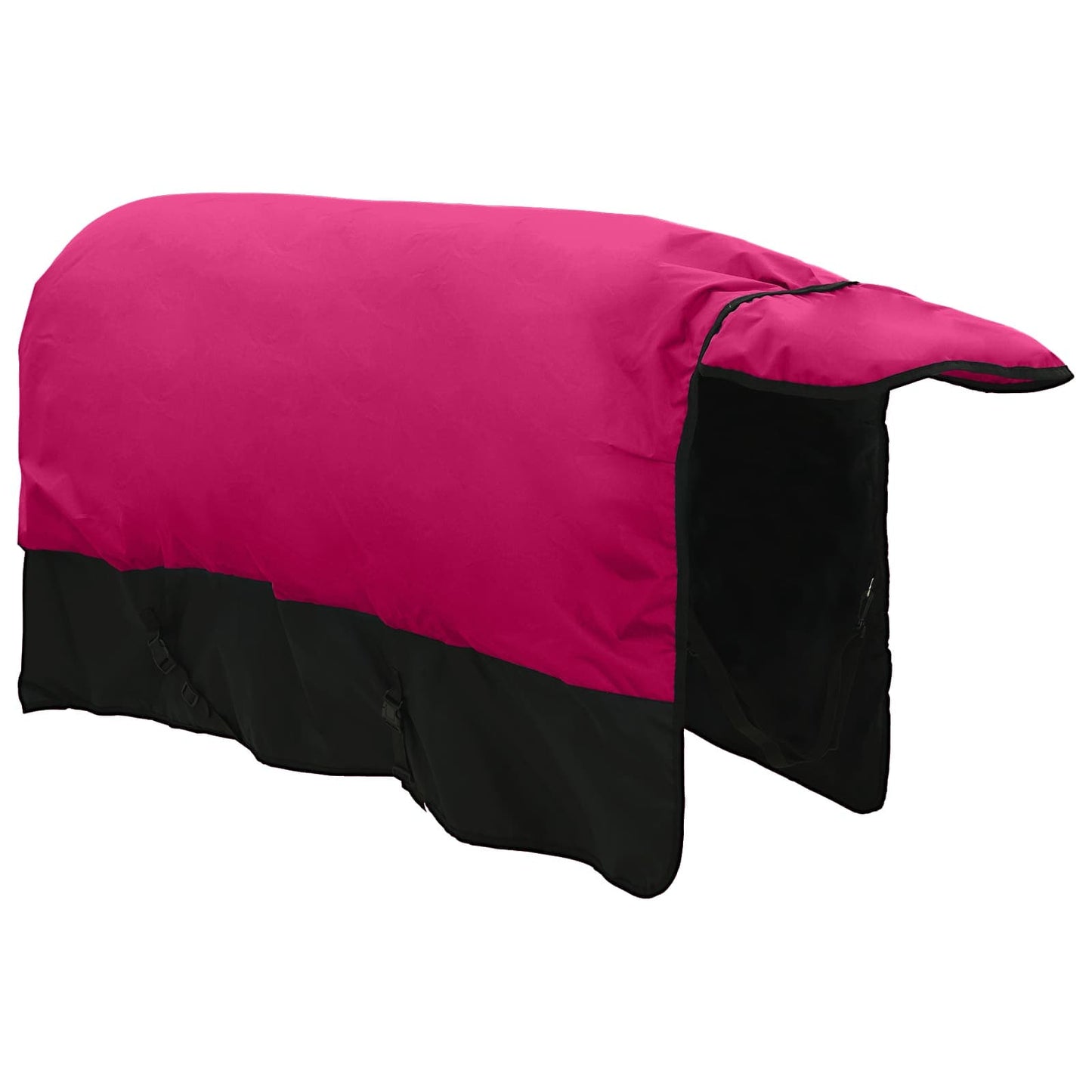 Hestetæppe Pink og Sort 115 cm Polyester